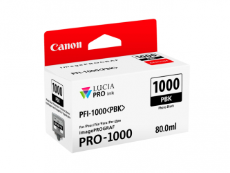 CANON Tintenpatrone PFI-1000 Photoschwarz 