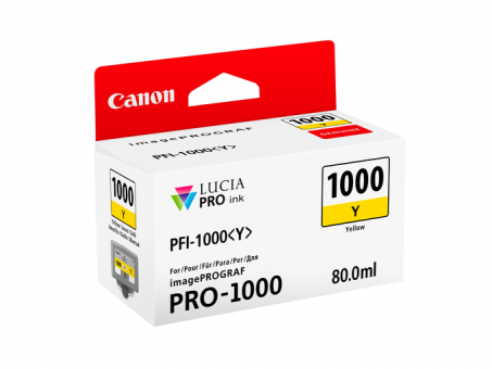 CANON Tintenpatrone PFI-1000 Gelb 
