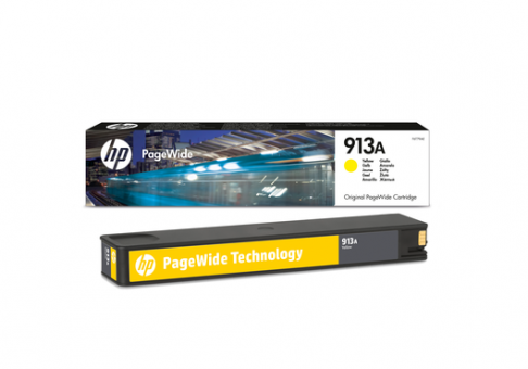 HP 913 gelb PageWidePatrone - F6T79AE 