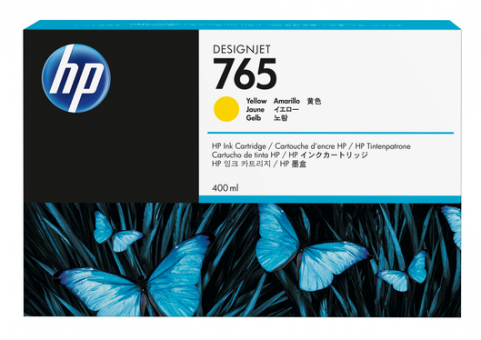 HP Tintenpatrone 765 400 ml gelb 