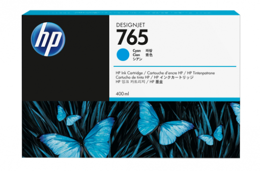 HP Tintenpatrone 765 400 ml cyan 